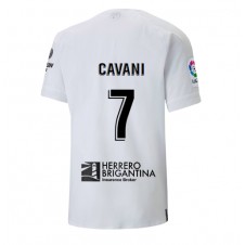 Valencia Edinson Cavani #7 Hemmatröja 2022-23 Korta ärmar